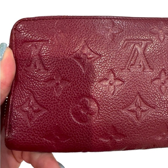 Louis Vuitton empreinte  zippy organizer secret Bordeaux SPO172 - Picture 7 of 12